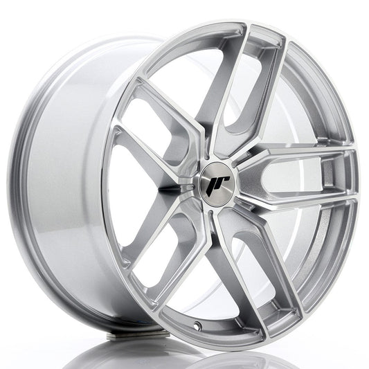 JR Wheels JR25 18x9,5 ET20-40 5H BLANK Silver Machined Face CB: 74,1