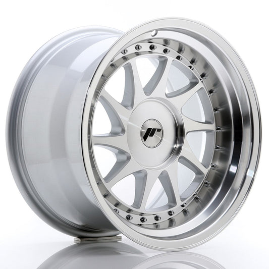 JR Wheels JR26 17x10 ET0-25 BLANK Silver Machined Face CB: 74,1