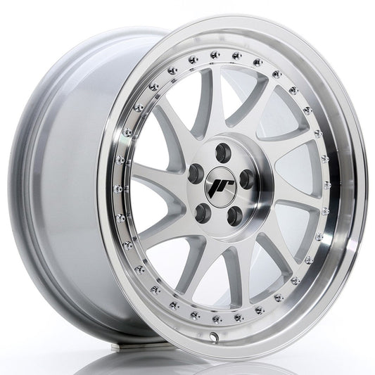 JR Wheels JR26 18x8,5 ET35 5x100 Silver Machined Face CB: 57,1