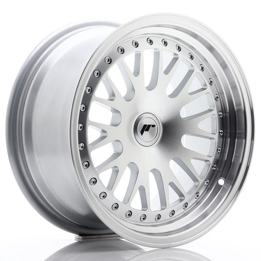 JR Wheels JR10 16x8 ET20 Blank Silver Machined Face CB: 67,1