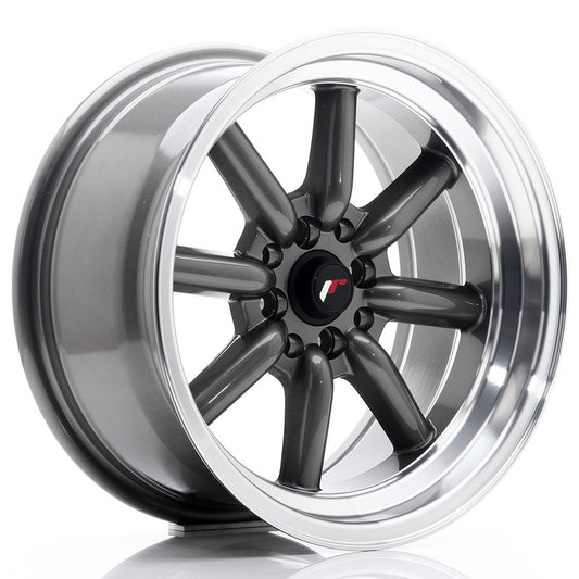 JR Wheels JR19 16x8 ET0 4x100/114 Gun Metal CB: 73,1