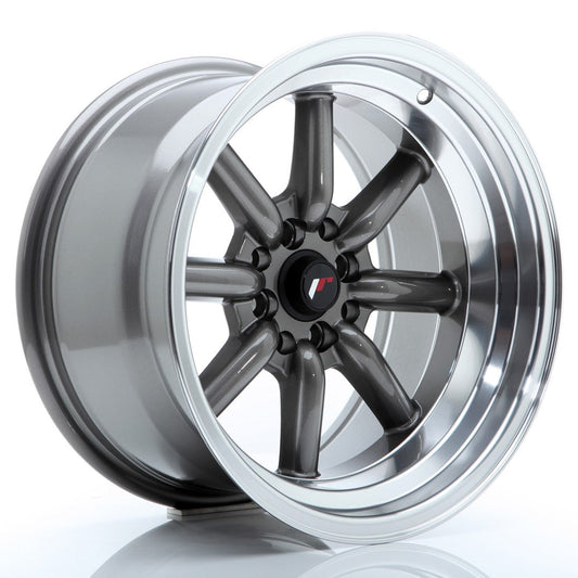 JR Wheels JR19 16x9 ET-15 4x100/114 Gun Metal CB: 73,1