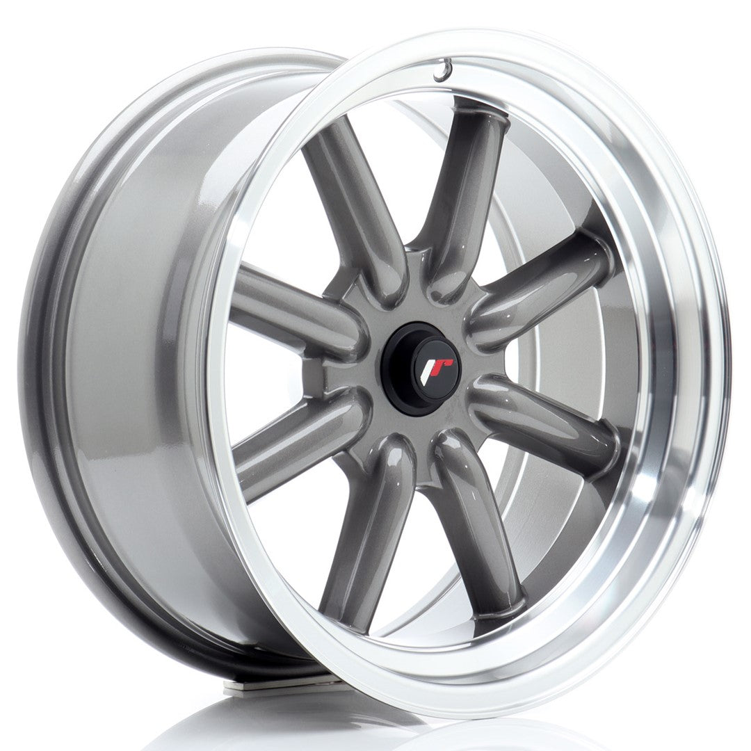 JR Wheels JR19 17x8 ET-20-0 BLANK Gun Metal CB: 74,1