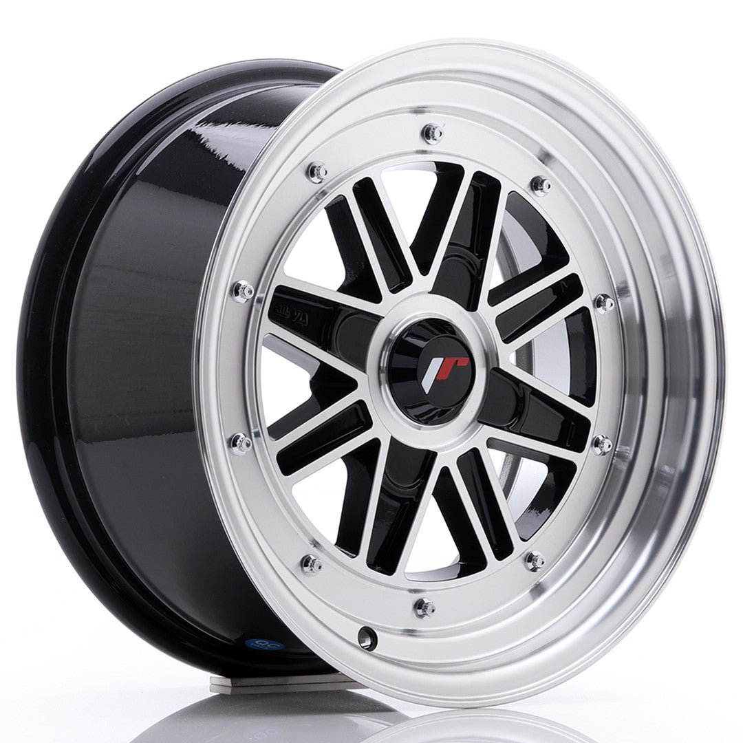 JR Wheels JR31 15x7.5 ET20 4H BLANK Gloss Black Machined Face CB: 73,1