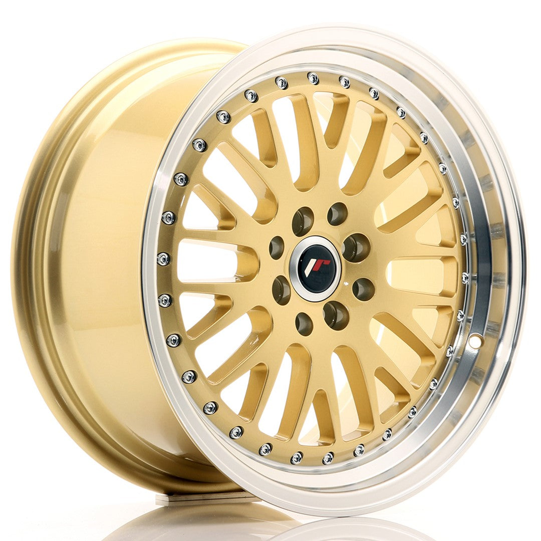 JR Wheels JR10 17x8 ET35 4x100/114 Gold w/Machined Lip CB: 74,1