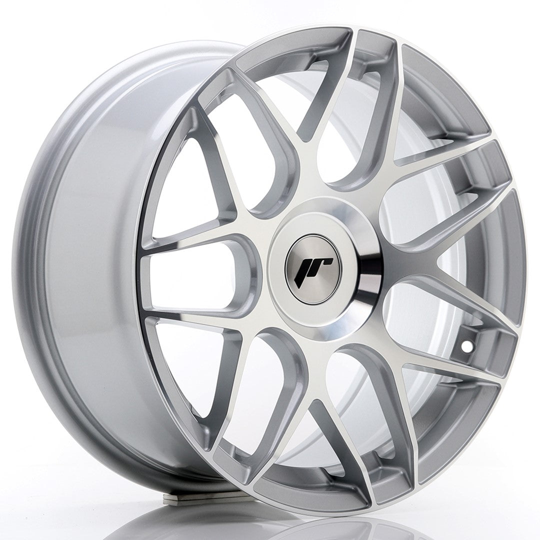 JR Wheels JR18 17x8 ET25-35 Blank Machined Silver CB: 73,1