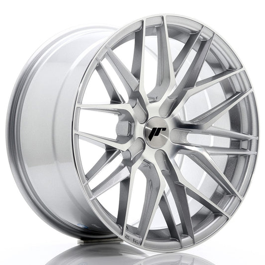 JR Wheels JR28 18x9,5 ET20-40 5H BLANK Silver Machined Face CB: 74,1