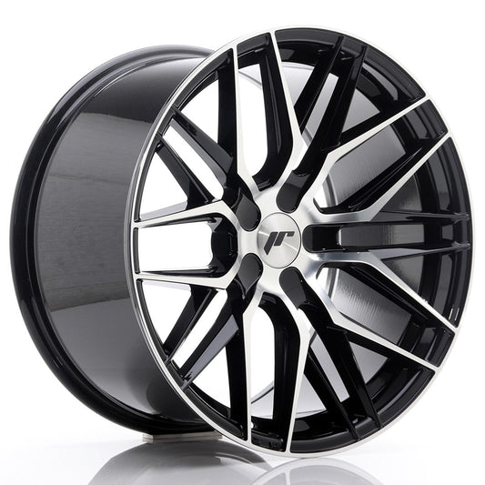 JR Wheels JR28 19x10,5 ET20-40 5H BLANK Gloss Black Machined Face CB: 74,1