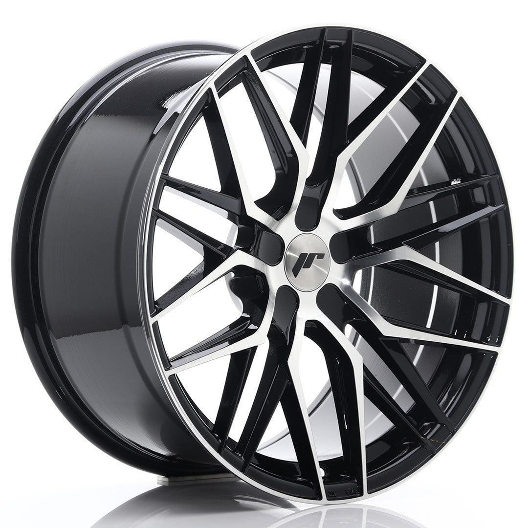 JR Wheels JR28 20x10 ET20-40 5H BLANK Gloss Black Machined Face CB: 74,1