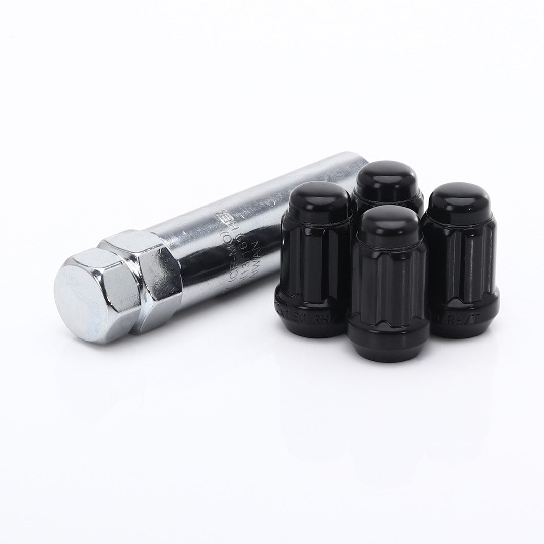 Anti-theft lug nuts JR ATN1 - 12x1,5 Black.