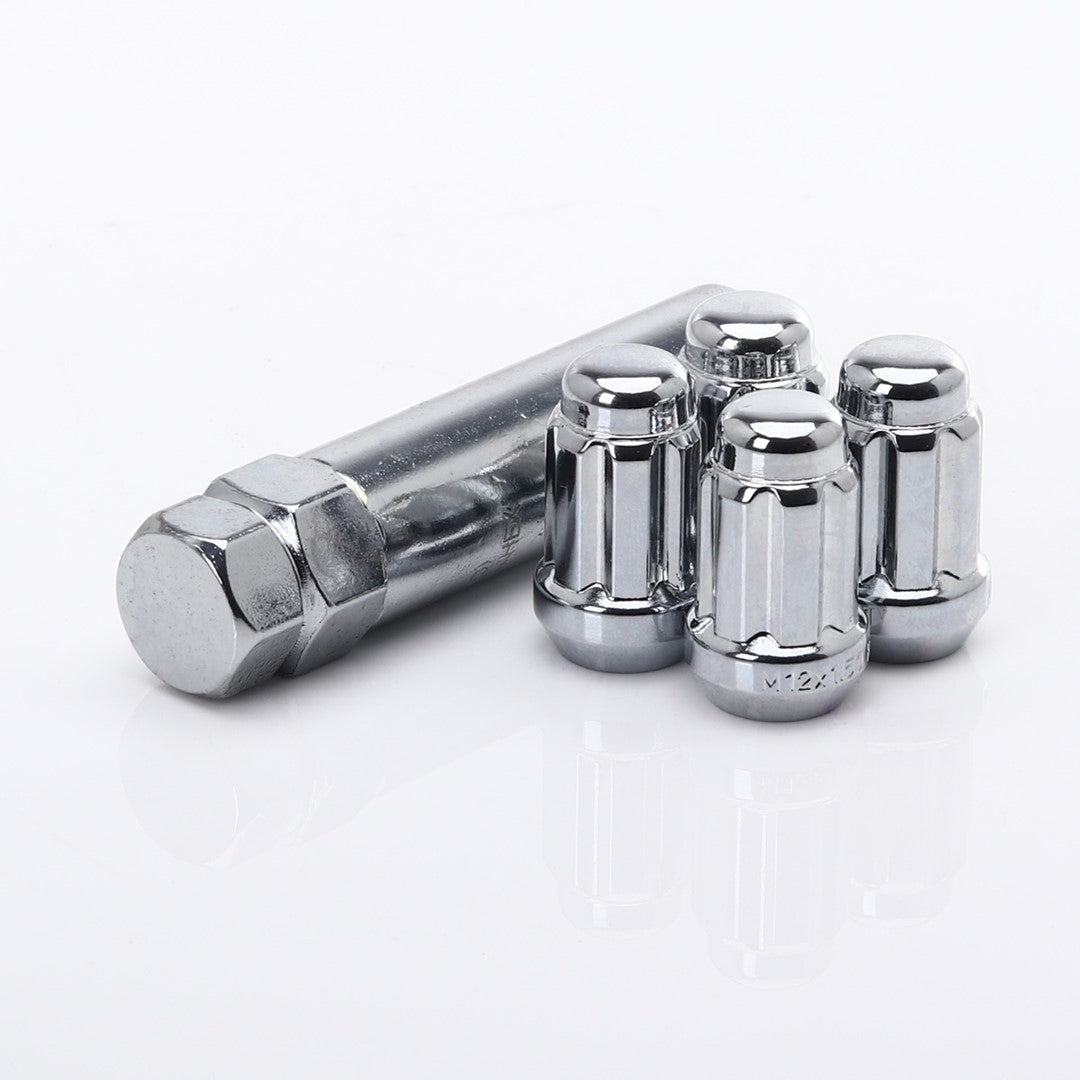 Anti-theft lug nuts JR ATN1 - 12x1,5 Chrome