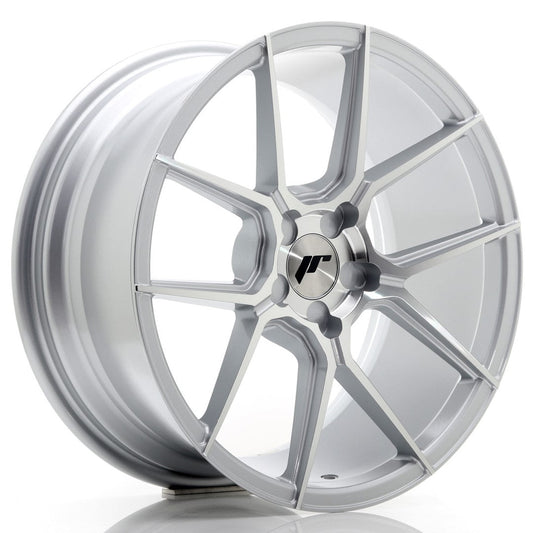 JR Wheels JR30 18x8,5 ET20-40 5H BLANK Silver Machined Face CB: 74,1