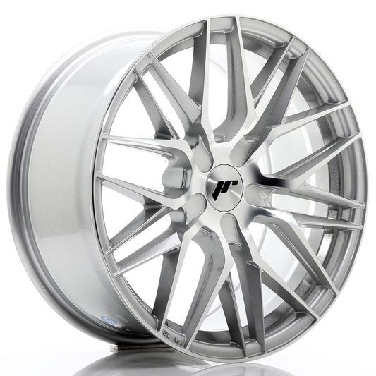 JR Wheels JR28 18x8,5 ET40 5H BLANK Silver Machined Face CB: 74,1