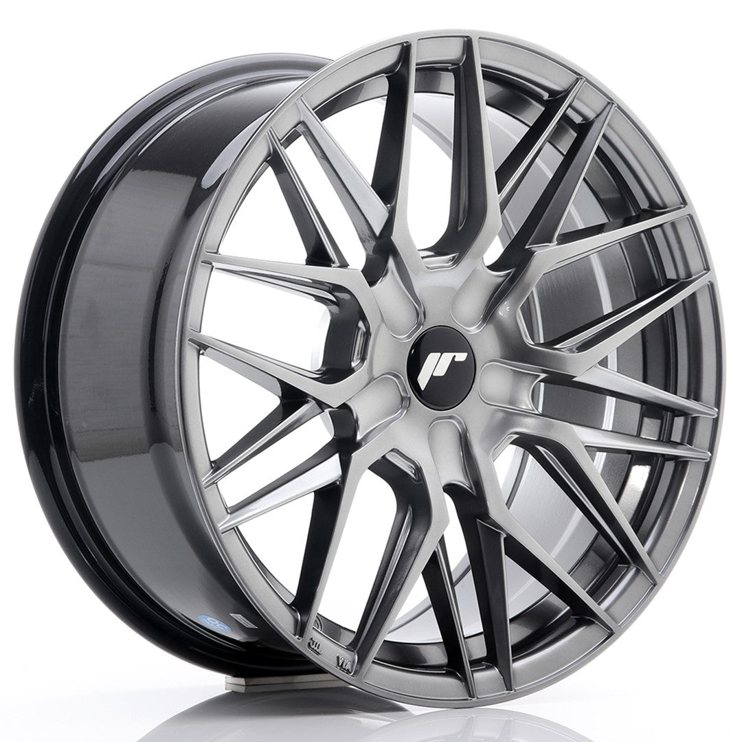 JR Wheels JR28 17x8 ET25-40 BLANK Hyper Black CB: 74,1