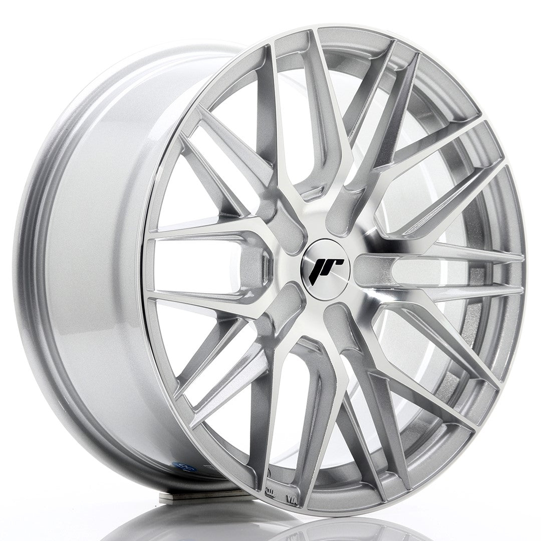 JR Wheels JR28 17x8 ET25-40 BLANK Silver Machined Face CB: 74,1