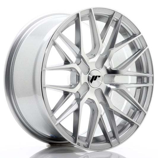 JR Wheels JR28 17x8 ET25-40 BLANK Silver Machined Face CB: 74,1