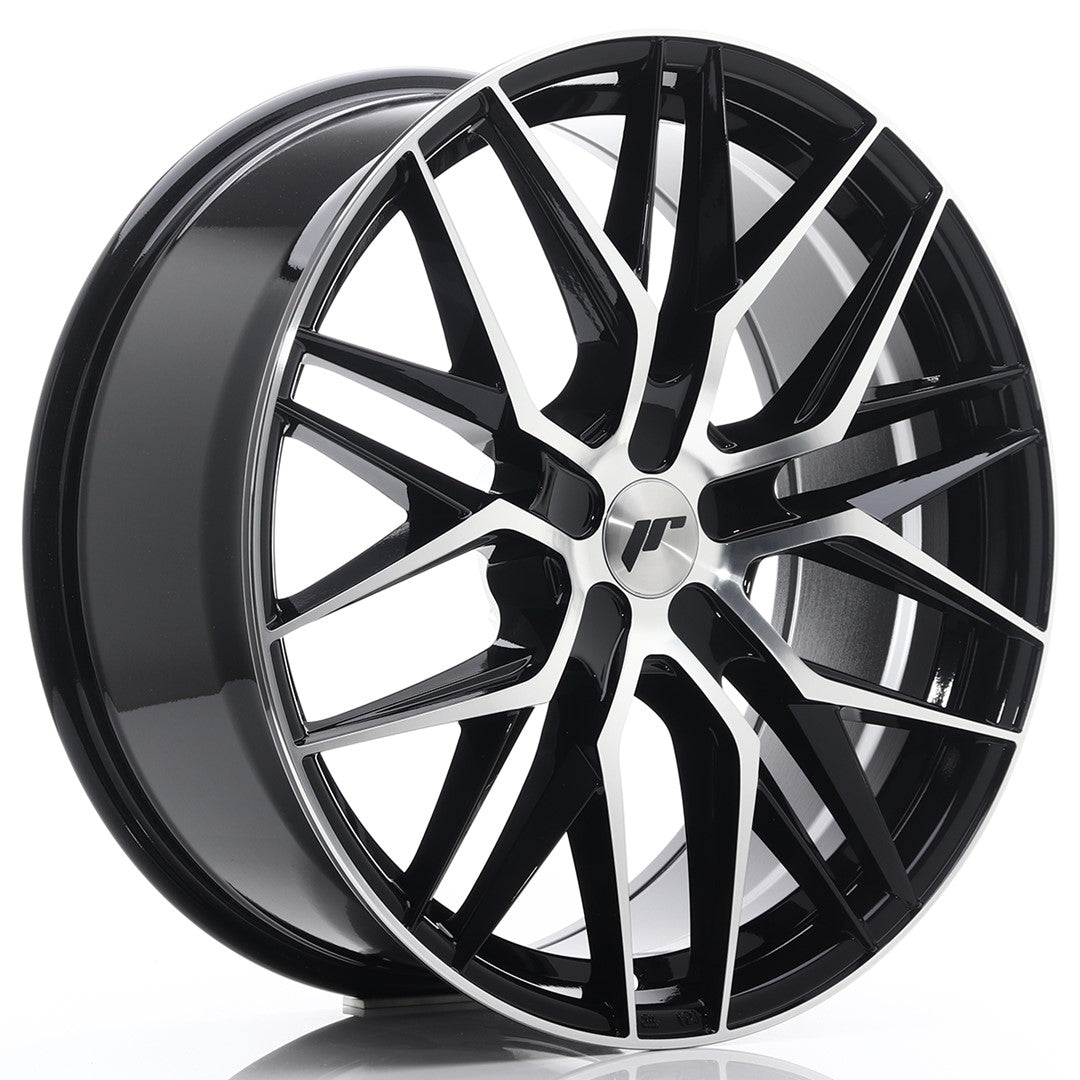 JR Wheels JR28 21x9 ET15-45 5H BLANK Gloss Black Machined Face CB: 74,1