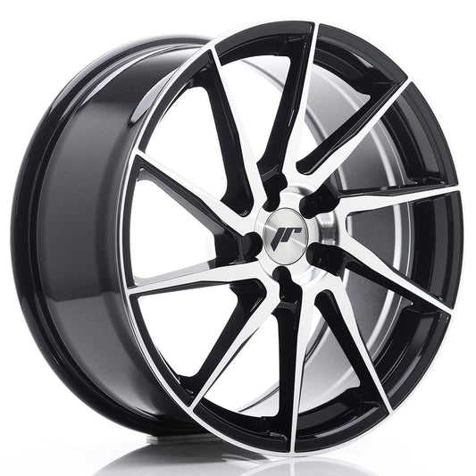 JR Wheels JR36 19x8,5 ET20-50 5H BLANK Gloss Black Machined Face CB: 74,1