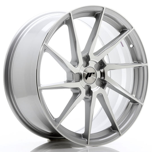 JR Wheels JR36 20x9 ET15-38 5H BLANK Silver Brushed Face CB: 74,1