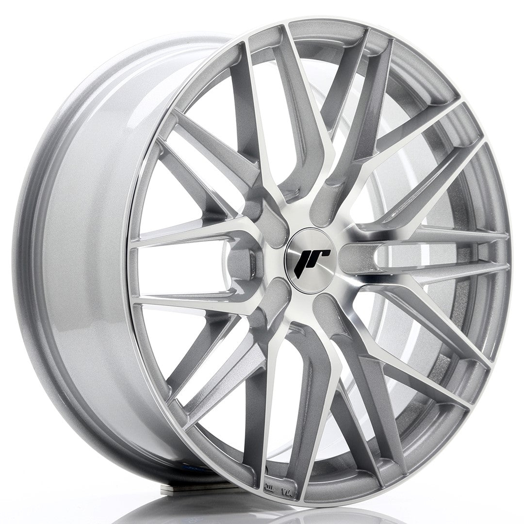 JR Wheels JR28 18x7,5 ET20-40 BLANK Silver Machined Face CB: 74,1