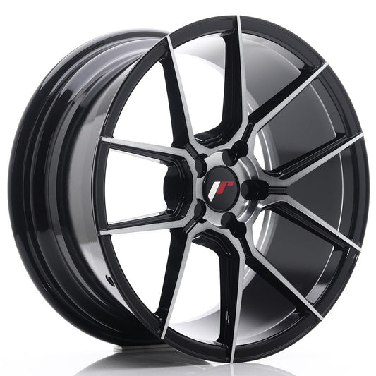 JR Wheels JR30 18x8,5 ET20-40 5H BLANK Black Brushed w/Tinted Face CB: 74,1