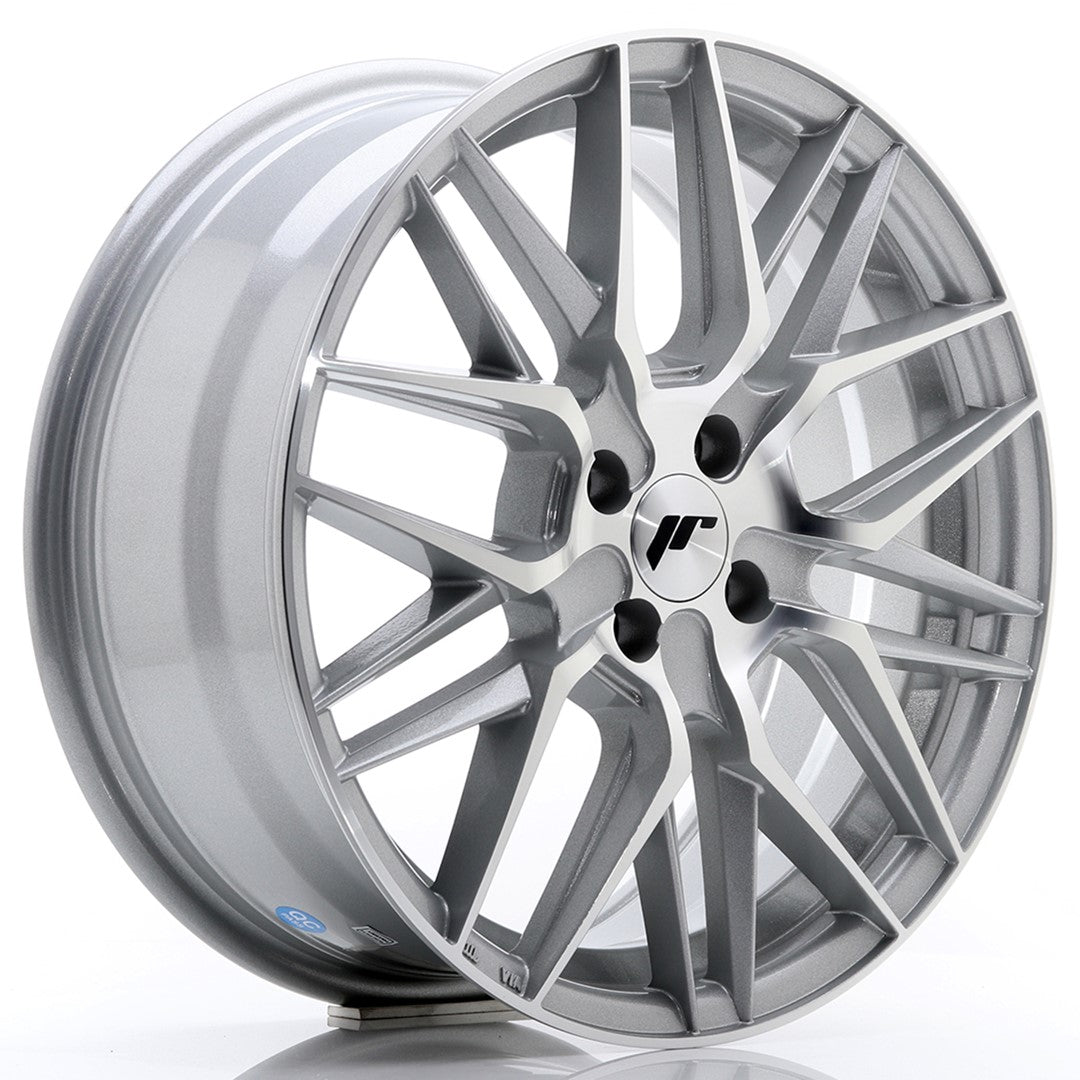 JR Wheels JR28 17x7 ET40 4x100 Silver Machined CB: 67,1