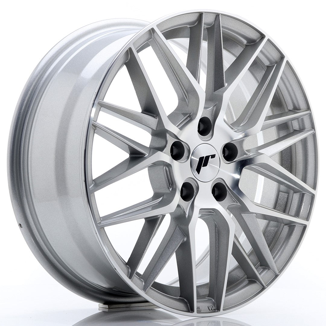 JR Wheels JR28 17x7 ET35 5x100 Silver Machined Face CB: 67,1