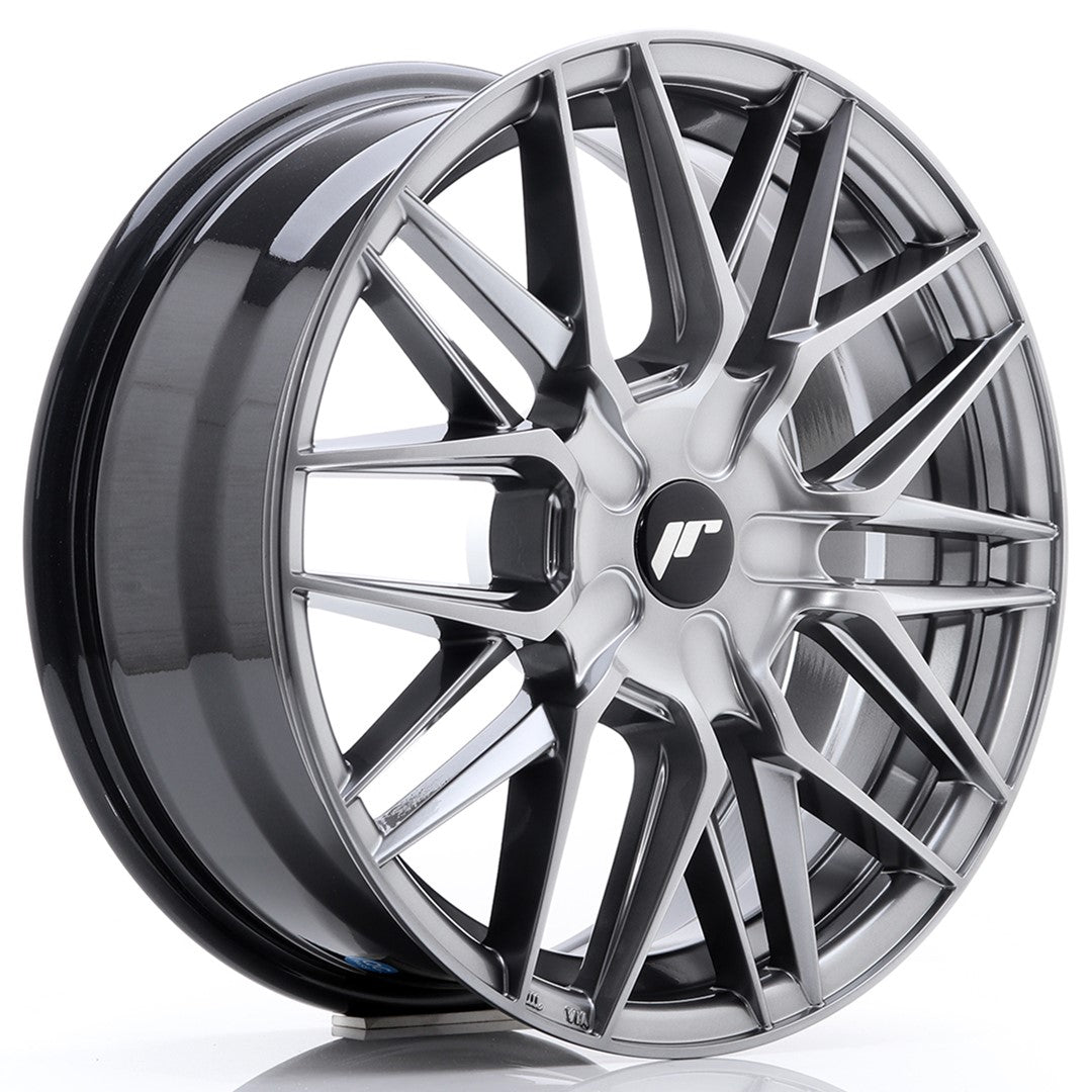 JR Wheels JR28 17x7 ET20-45 BLANK Hyper Black CB: 74,1