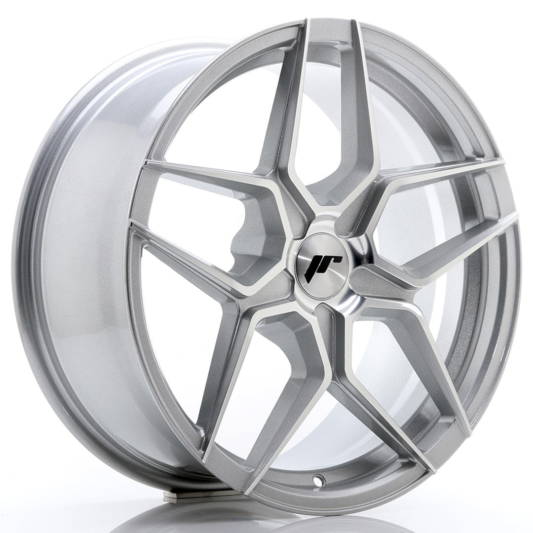 JR Wheels JR34 18x8 ET20-42 5H BLANK Silver Machined Face CB: 74,1