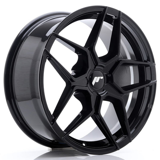 JR Wheels JR34 18x8 ET20-42 5H BLANK Glossy Black CB: 74,1