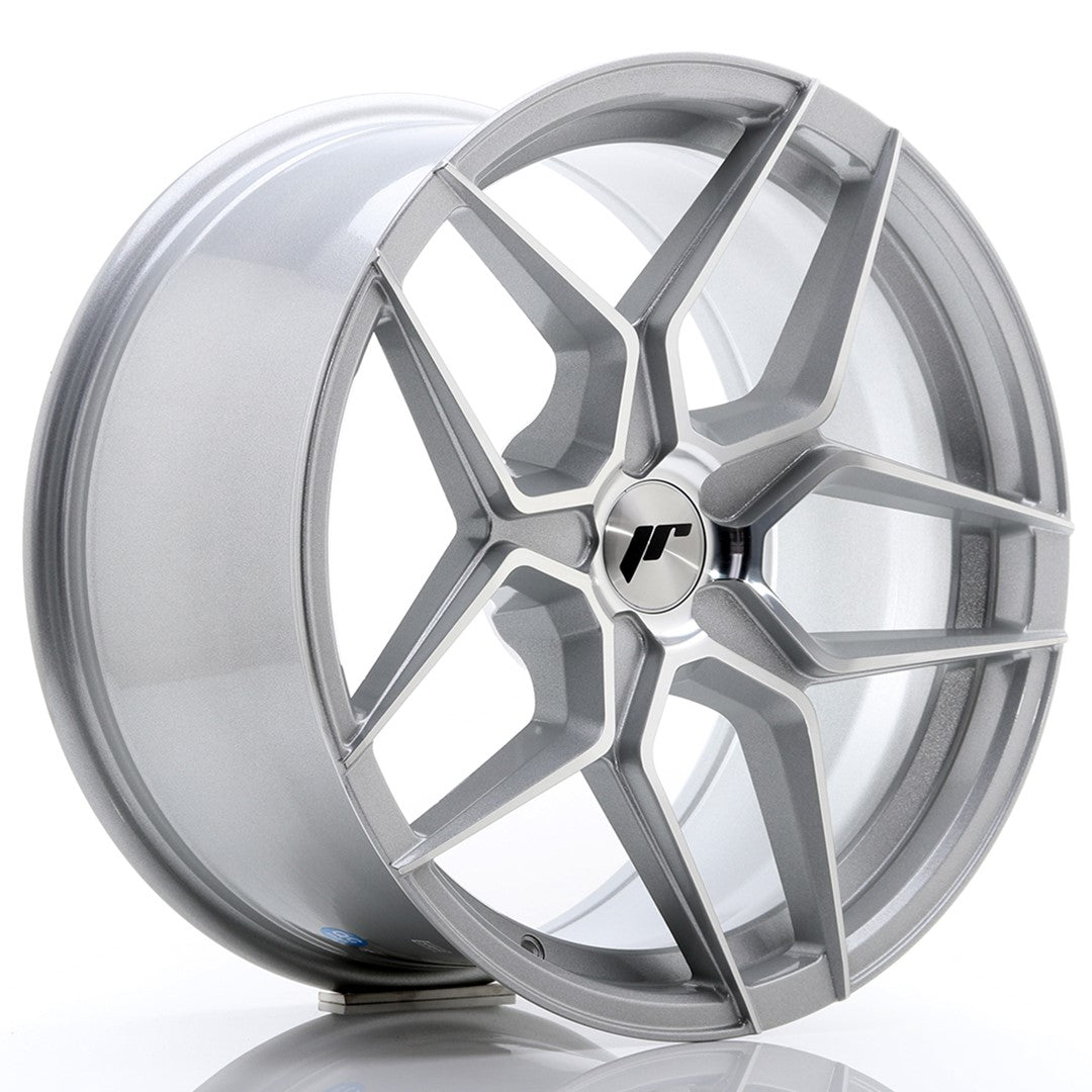 JR Wheels JR34 18x9 ET20-42 5H BLANK Silver Machined Face CB: 74,1