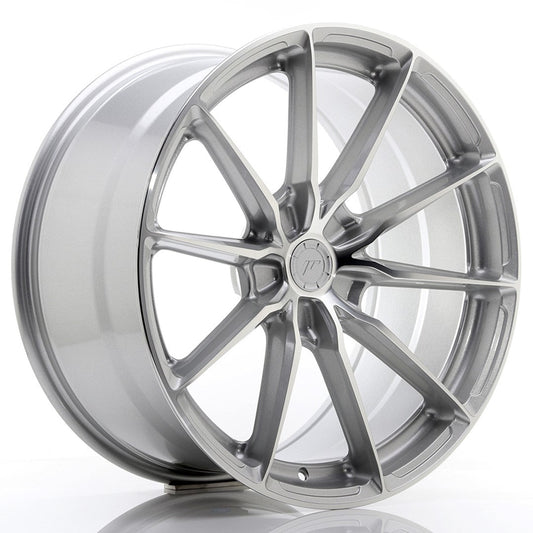 JR Wheels JR37 20x10 ET20-45 5H BLANK Silver Machined Face CB: 72,6