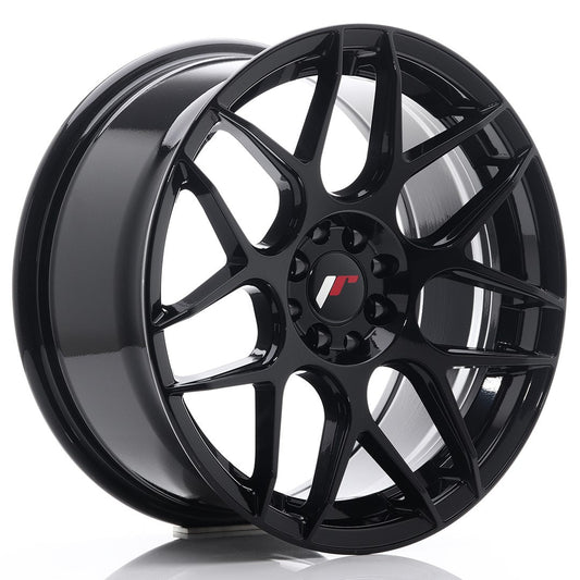 JR Wheels JR18 17x8 ET25 4x100/108 Glossy Black CB: 73,1