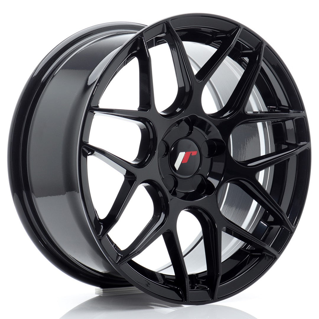 JR Wheels JR18 17x8 ET35 5H Blank Glossy Black CB: 73,1