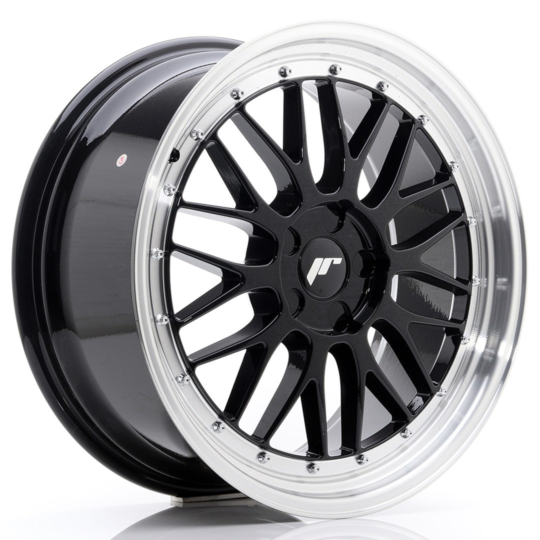 JR Wheels JR23 19x8,5 ET20-50 5H BLANK Gloss Black w/Machined Lip CB: 74,1