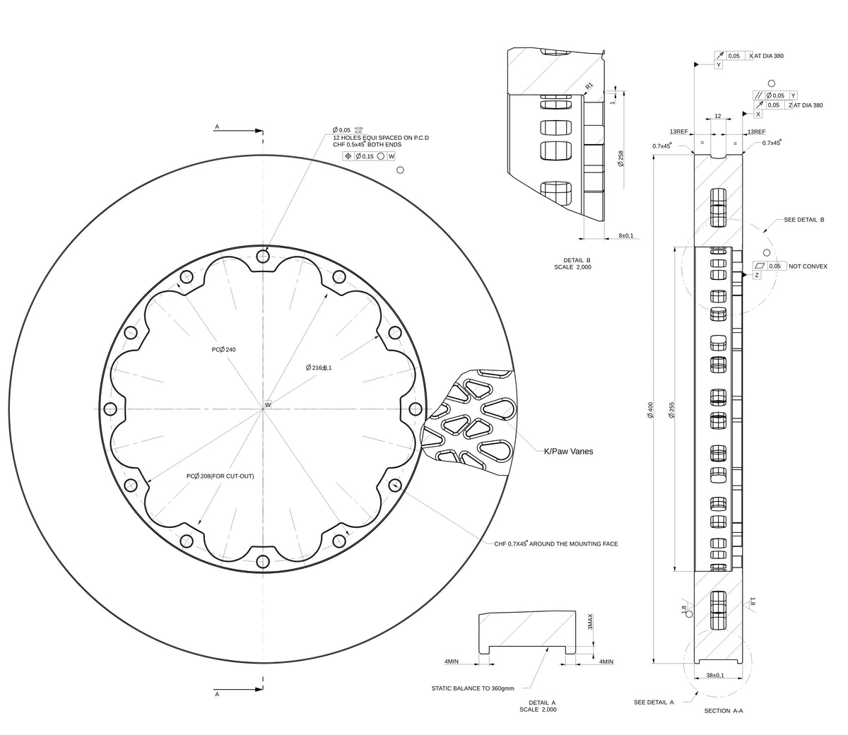 DBA400.38.240.70 5000 series - T3 - Rotor Only