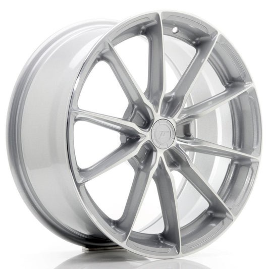 JR Wheels JR37 18x8 ET20-45 5H BLANK Silver Machined Face CB: 72,6