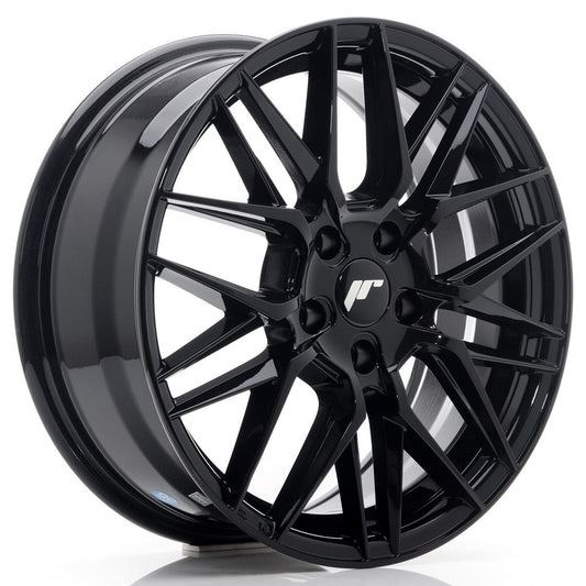 JR Wheels JR28 17x7 ET35 5x100 Glossy Black CB: 67,1