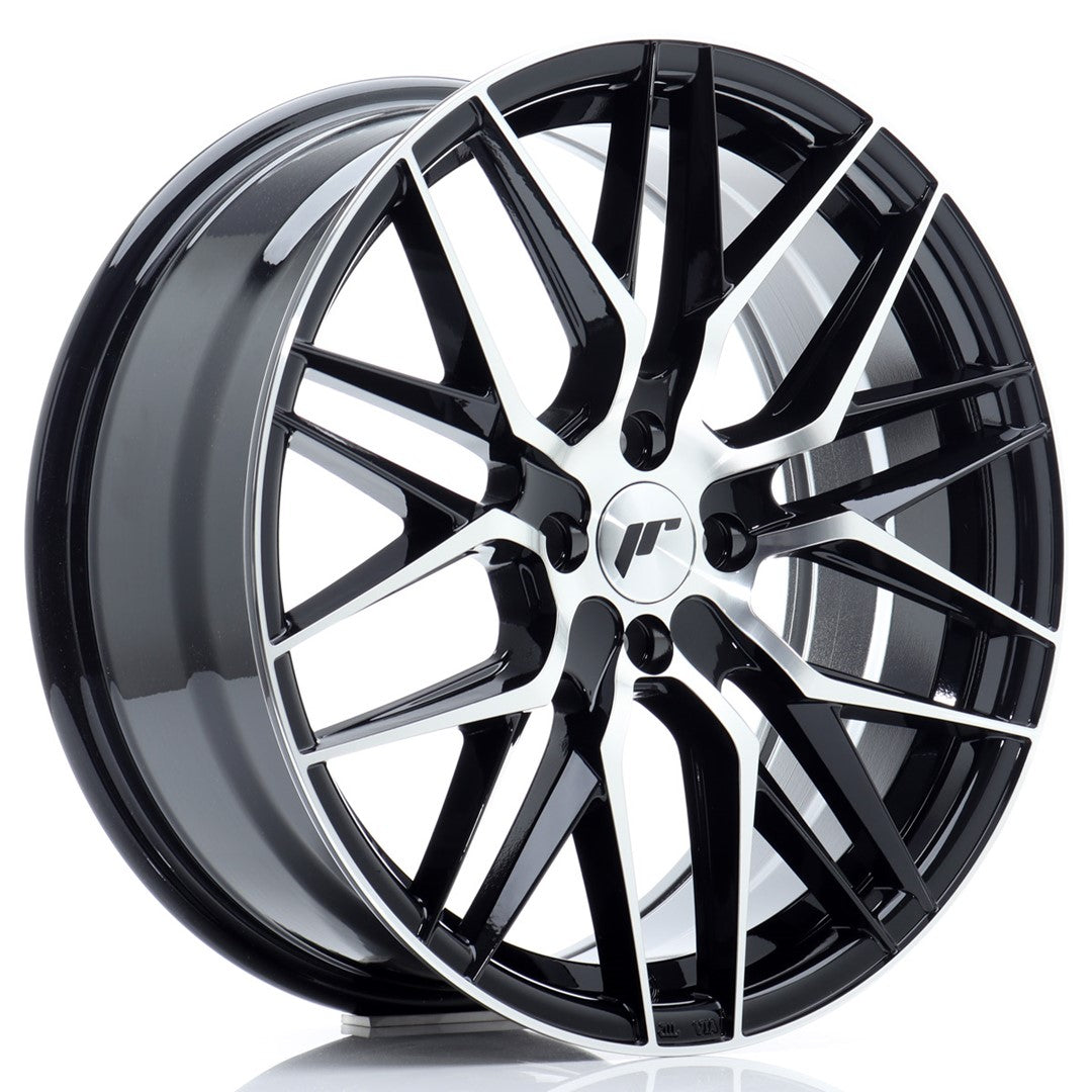 JR Wheels JR28 18x7,5 ET40 4x100 Gloss Black Machined Face CB: 67,1