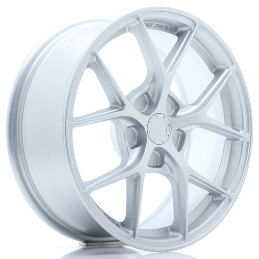 JR Wheels SL01 17x7 ET20-40 5H BLANK Matt Silver CB: 72,6