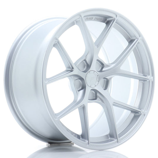 JR Wheels SL01 18x9,5 ET25-38 5H BLANK Matt Silver CB: 72,6