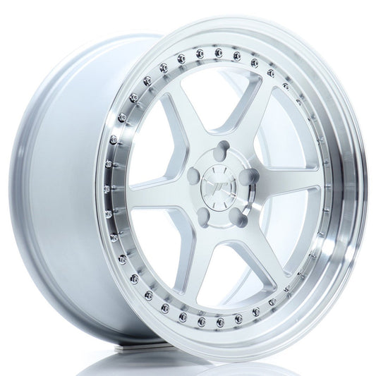 JR Wheels JR43 18x8,5 ET15-35 5H BLANK Silver w/Machined Face CB: 72,6