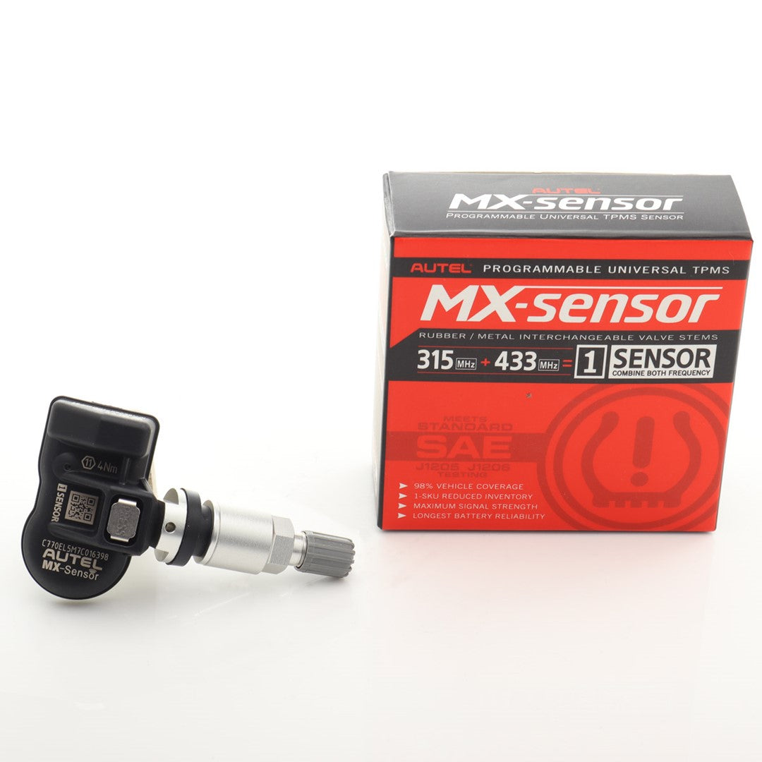 TPMS Autel 1-Sensor 315+433MHz Metal Stem Silver