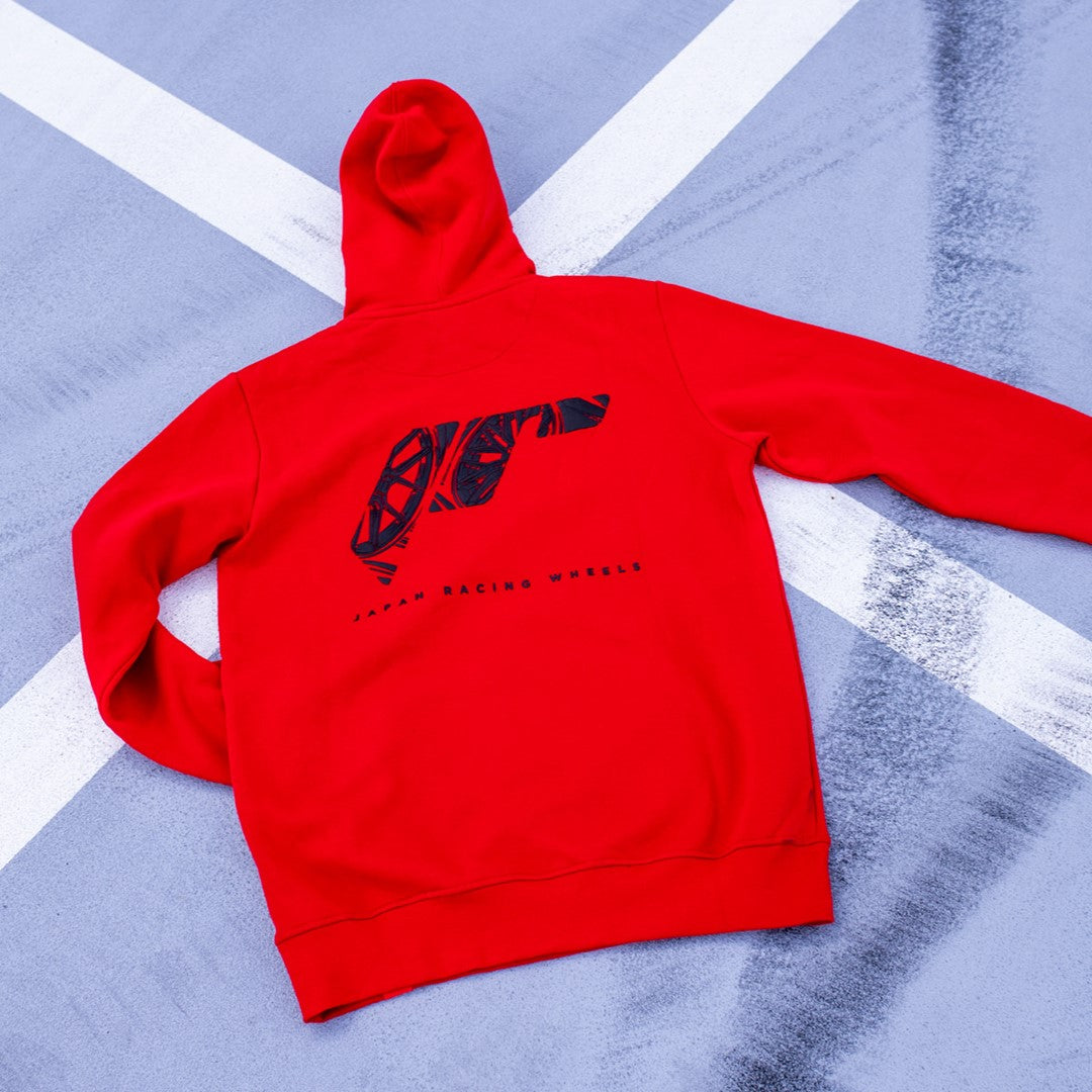 JR Unisex Hoodie Logo Red