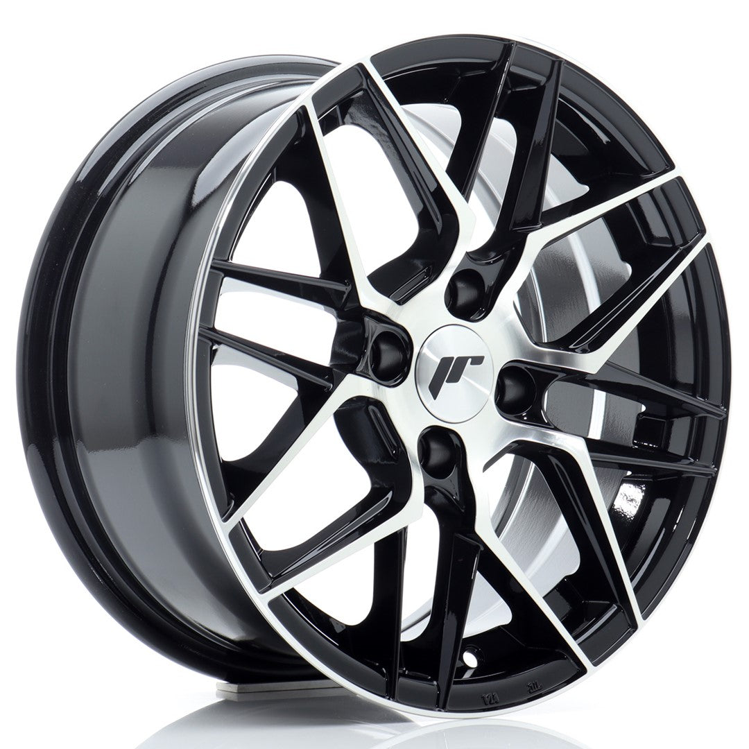 JR Wheels JR28 15x7 ET38 4x100 Gloss Black Machined Face CB: 67,1