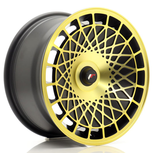 JR Wheels JR14 16x8 ET25 Blank Black Gold Finish CB: 67,1