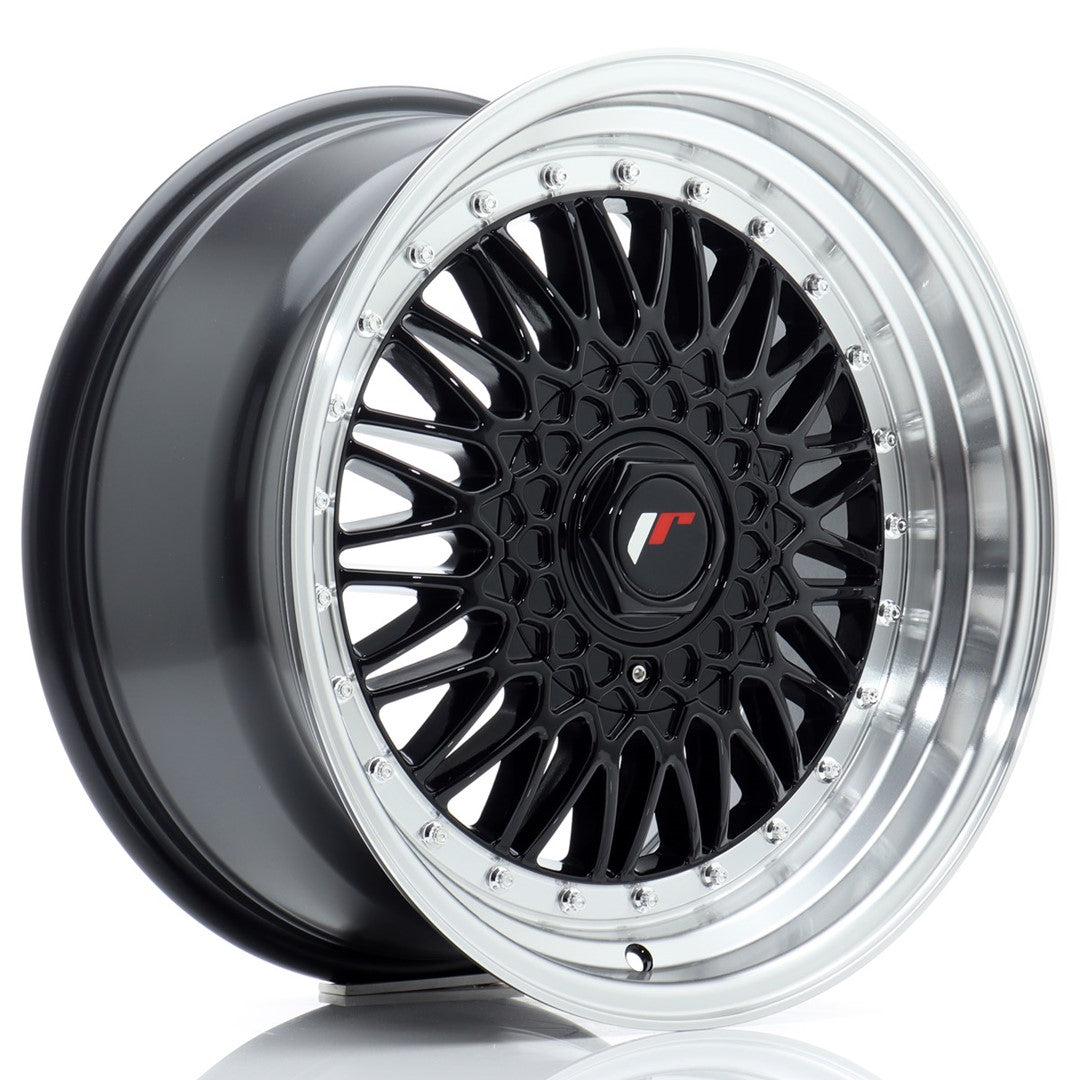 JR Wheels JR9 17x8,5 ET20 5x112/120 Gloss Black w/Machined Lip CB: 74,1