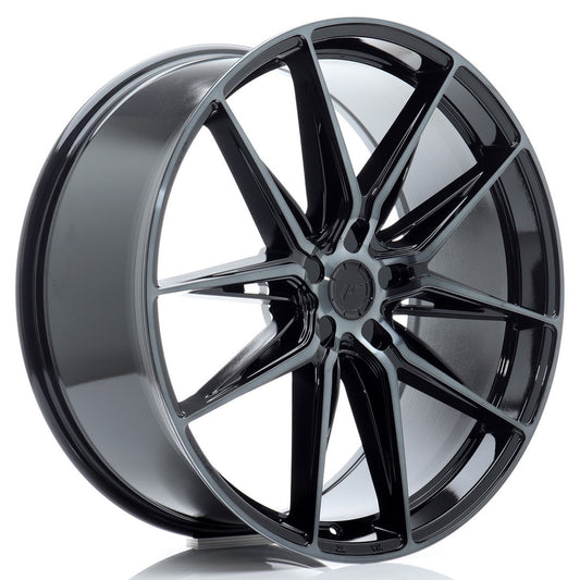 JR Wheels JR44 22x9 ET15-35 5H BLANK Black Machined w/Tinted Face CB: 74,1