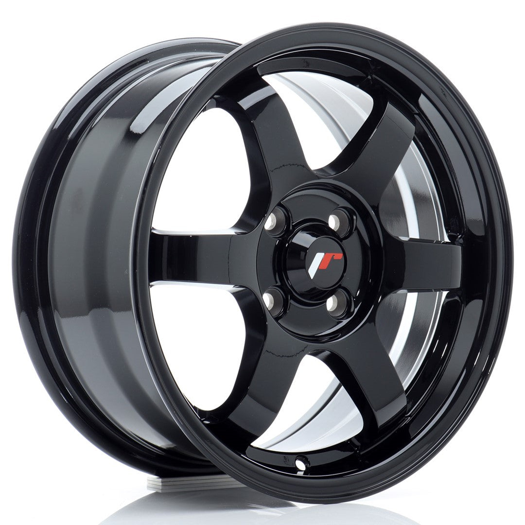 JR Wheels JR3 15x7 ET40 4x100 Gloss Black CB: 67,1