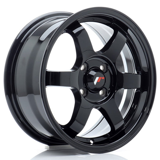 JR Wheels JR3 15x7 ET40 4x100 Gloss Black CB: 67,1